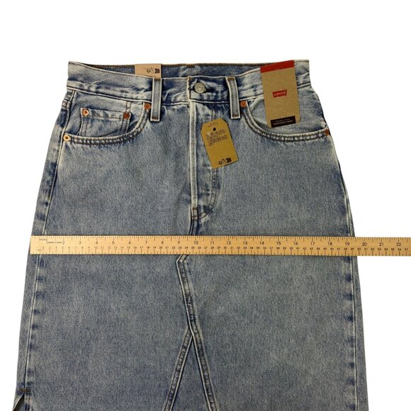 NWOT Denim Maxi Skirt - Blue - Picture 9 of 13